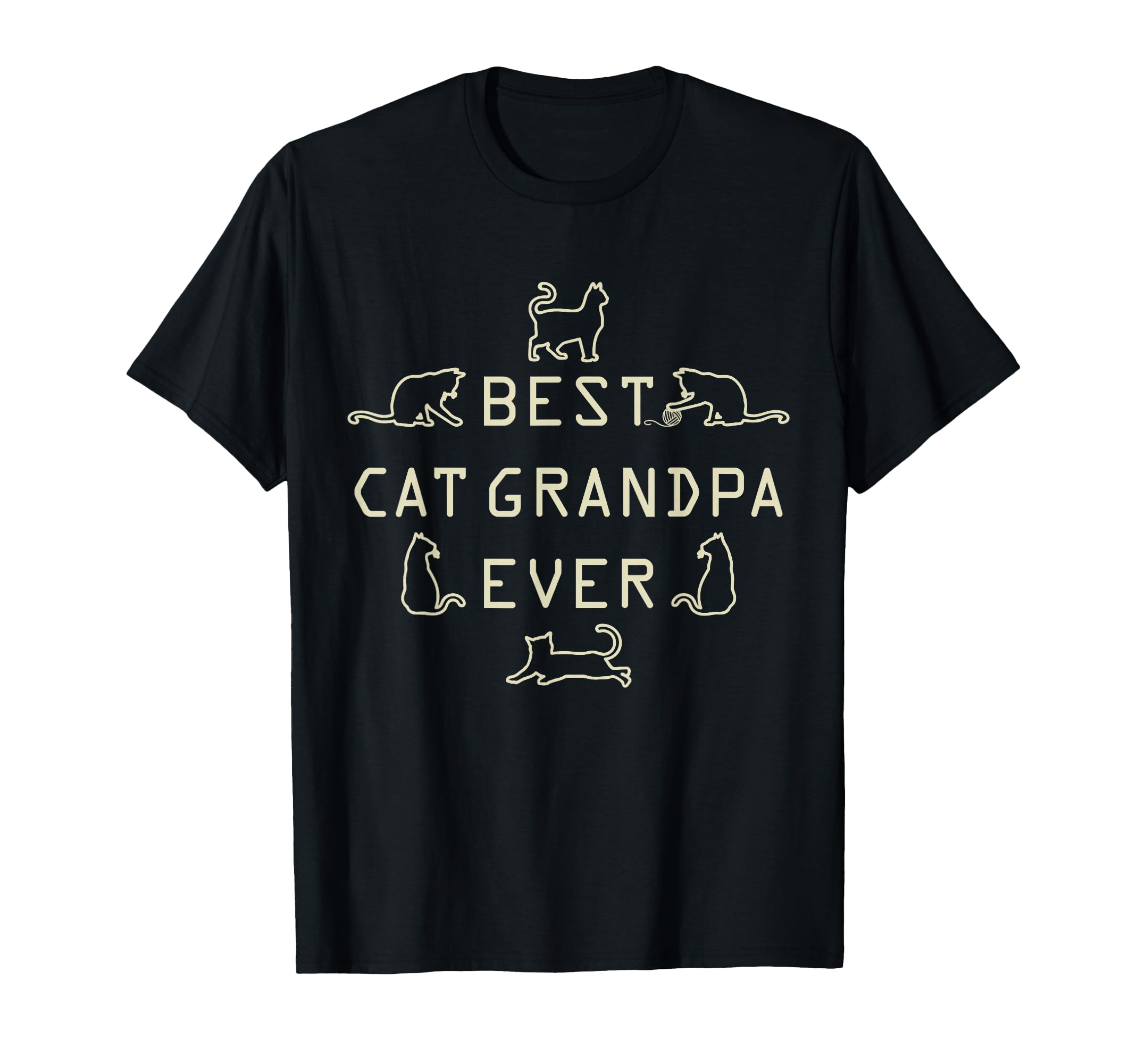 Feline Kitten Cat Grandfather Kitty T-Shirt - Aesthetic Graphic Unisex - T-Shirt, Sweatshirt, Hoodie