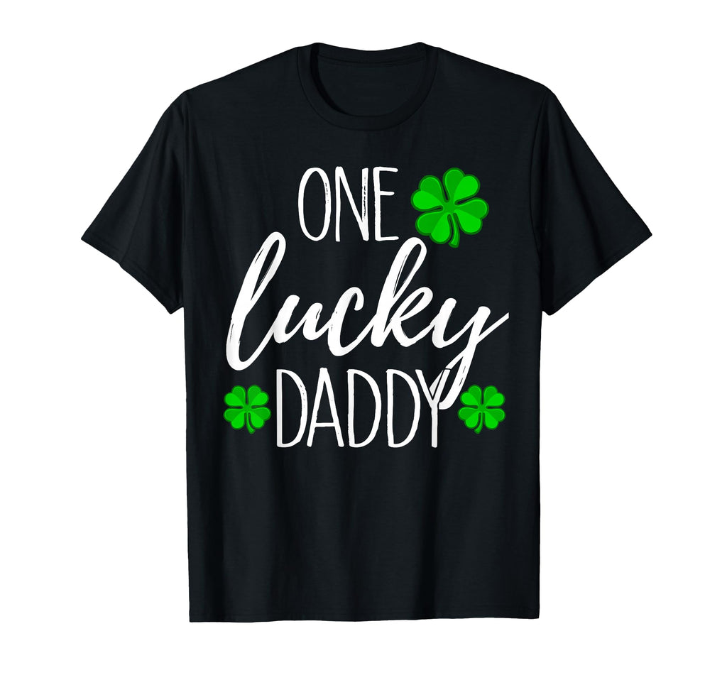 One Lucky Dad Matching St Patricks Day T-Shirt - Streetwear Style Unisex - T-Shirt, Sweatshirt, Hoodie