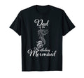 Dad Birthday Mermaid Daughter T-Shirt - Custom Art Print Men Women - T-Shirt, Sweatshirt, Hoodie