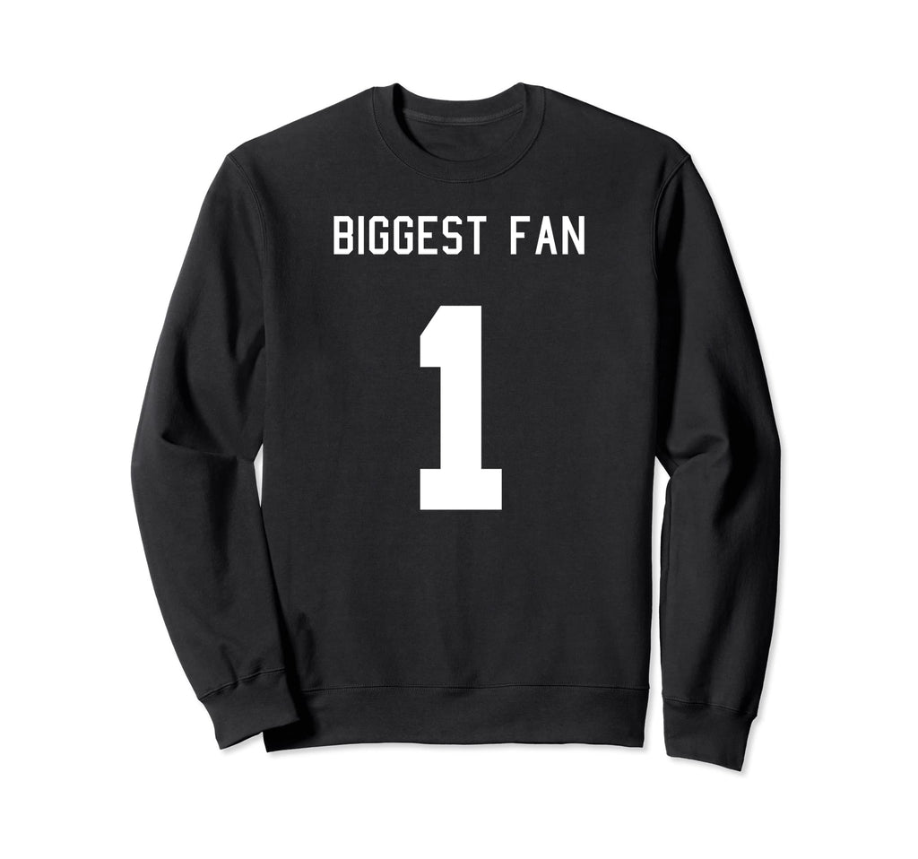Number 1 Biggest Fan Sport Spirit Sweatshirt - Unique Graphic Men Women - T-Shirt, Sweatshirt, Hoodie
