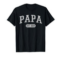 Papa Est 2024 Grandpa T-Shirt - Unique Graphic Men Women - T-Shirt, Sweatshirt, Hoodie
