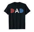 Mens Baseball Dad Softball Red White T-Shirt - Streetwear Style for Adults - T-Shirt, Sweatshirt, Hoodie
