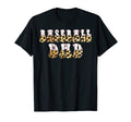 Groovy Softball Baseball Dad Leopard T-Shirt - Novelty Apparel Unisex - T-Shirt, Sweatshirt, Hoodie