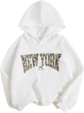 Girl's Letter Camo Graphic Hooded Drop Shoulder 2025 - Adult & Kids T-Shirts, Sweatshirts & Hoodies apparel design preview 1