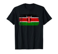 Made Kenya Kenyan Flag Gift T-Shirt - Graphic Print Men Women - T-Shirt, Sweatshirt, Hoodie