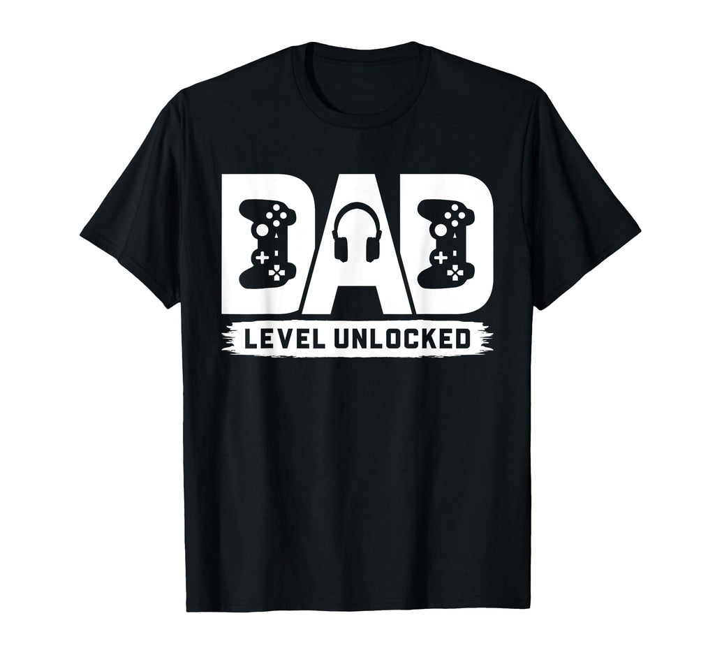 Funny New Dad Dad Level Unlocked T-Shirt - Aesthetic Graphic for Adults - T-Shirt, Sweatshirt, Hoodie
