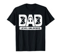 Funny New Dad Dad Level Unlocked T-Shirt - Aesthetic Graphic for Adults - T-Shirt, Sweatshirt, Hoodie