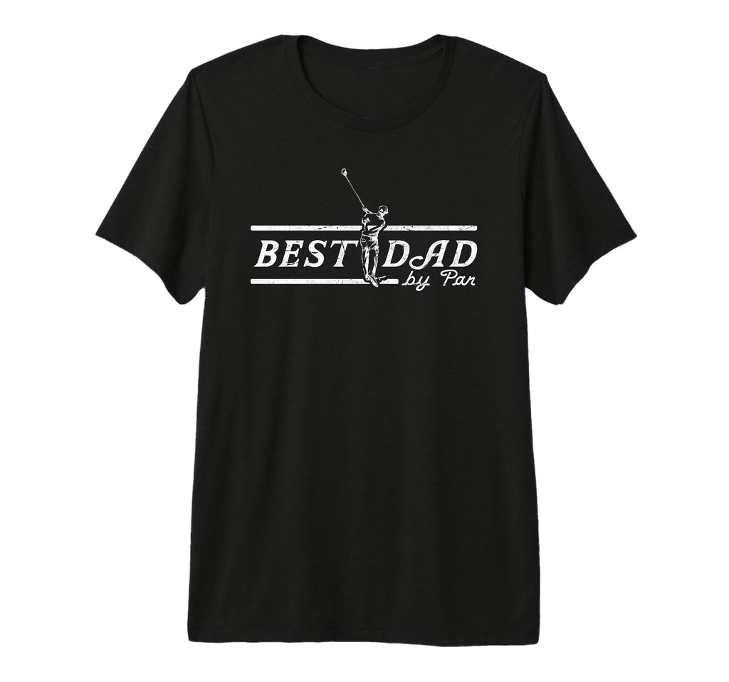 Mens Best Dad Par Funny Mens Golfing Dad T-Shirt - Graphic Print Unisex - T-Shirt, Sweatshirt, Hoodie