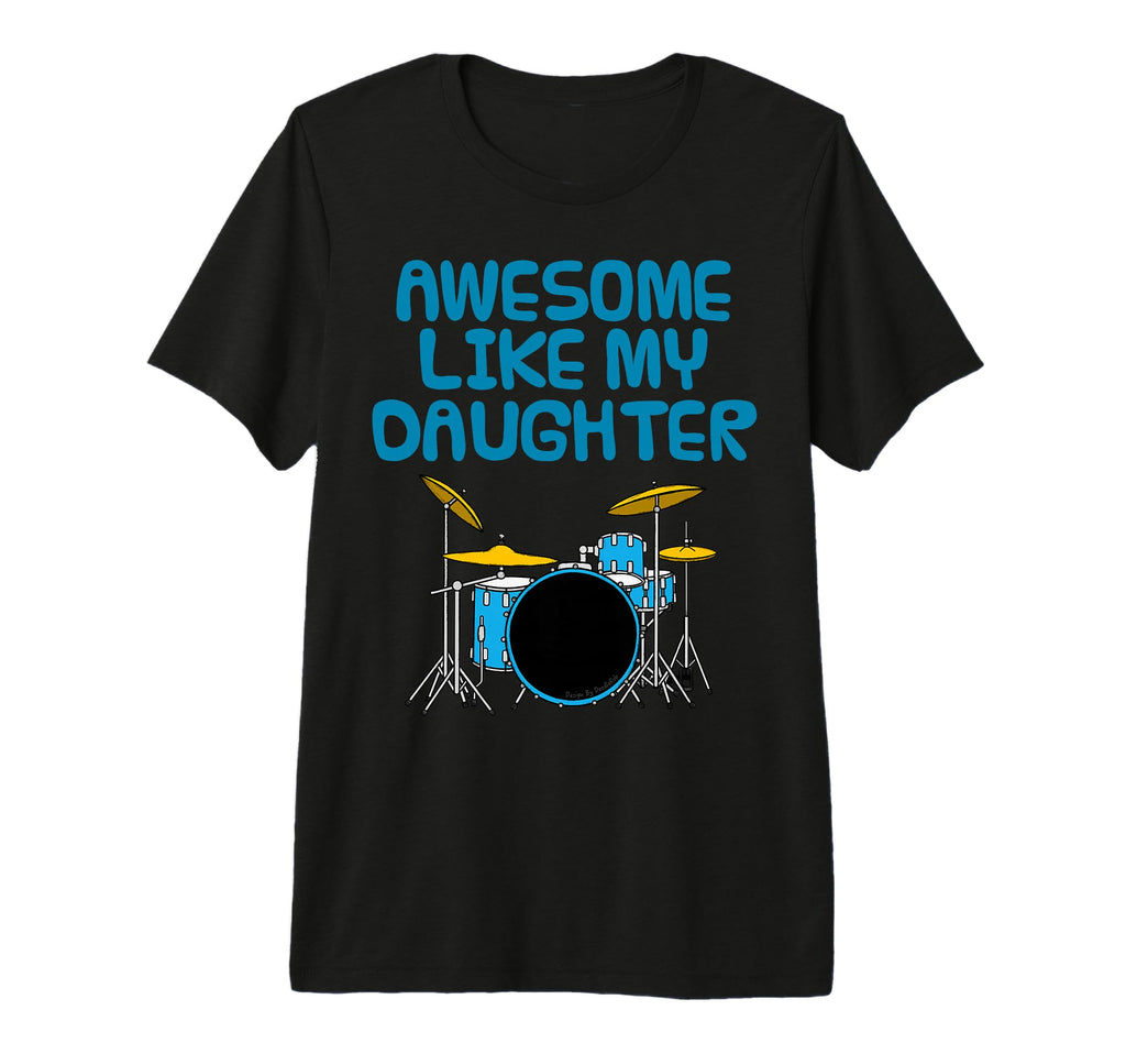 Awesome Like My Daughter Fathers Day T-Shirt - Aesthetic Graphic Unisex - T-Shirt, Sweatshirt, Hoodie