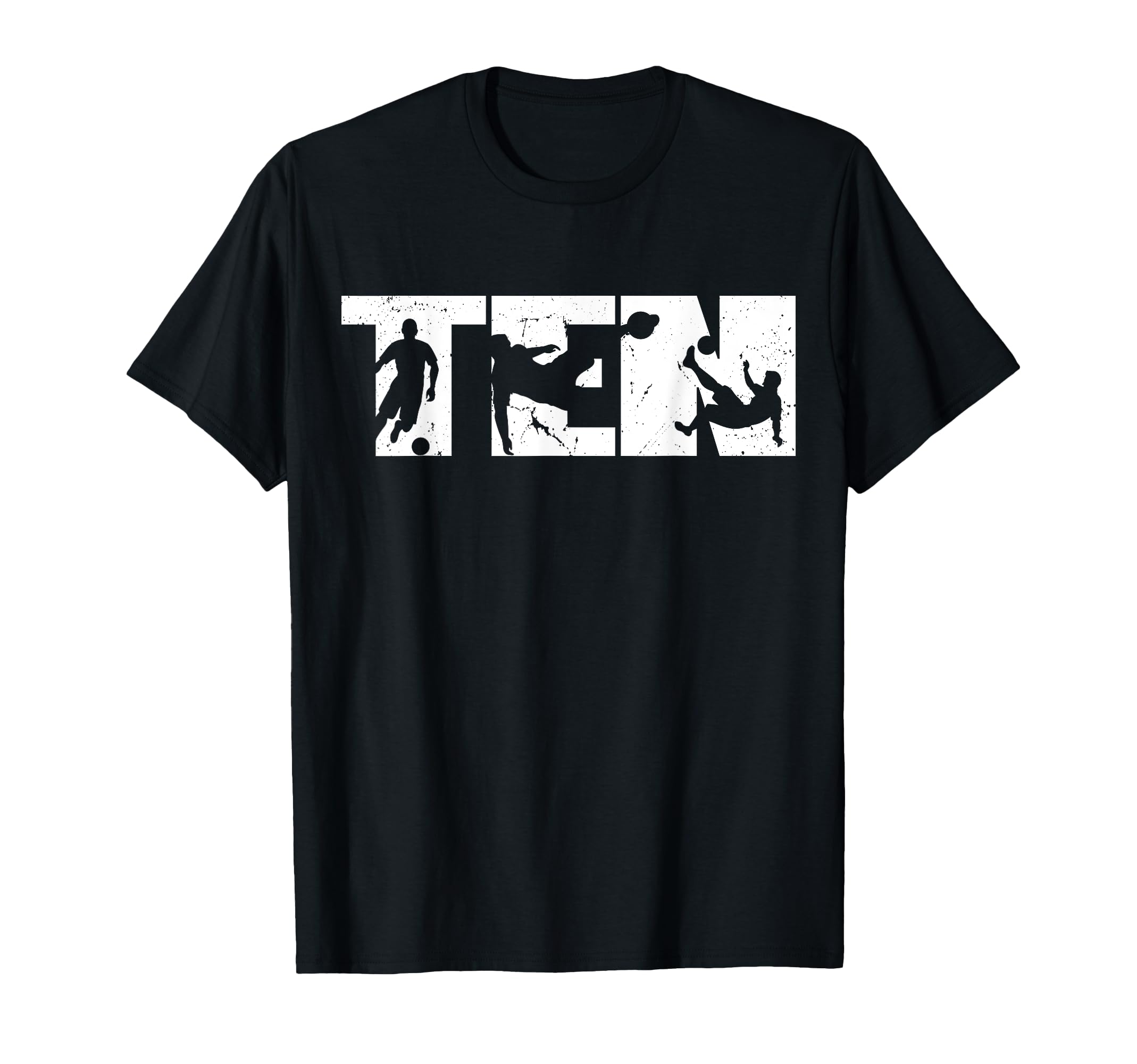 10Th Birthday Soccer 10 Years Old T-Shirt - Casual Everyday Wear for Adults - T-Shirt, Sweatshirt, Hoodie