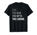 Dad Myth Legend Funny Dad Fathers Day T-Shirt - Graphic Print Men Women - T-Shirt, Sweatshirt, Hoodie