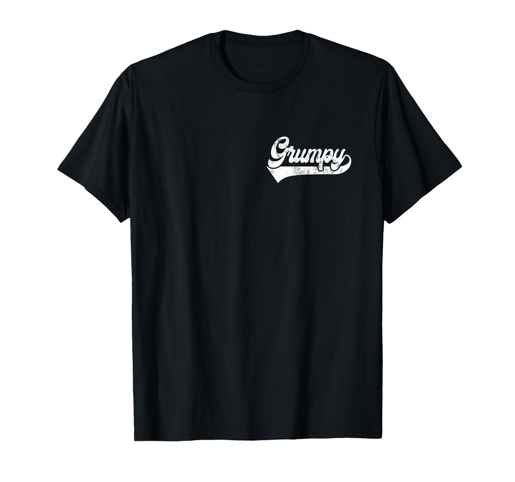 Mens Grumpy Fathers Day Papa Grandpa T-Shirt - Custom Art Print Unisex - T-Shirt, Sweatshirt, Hoodie