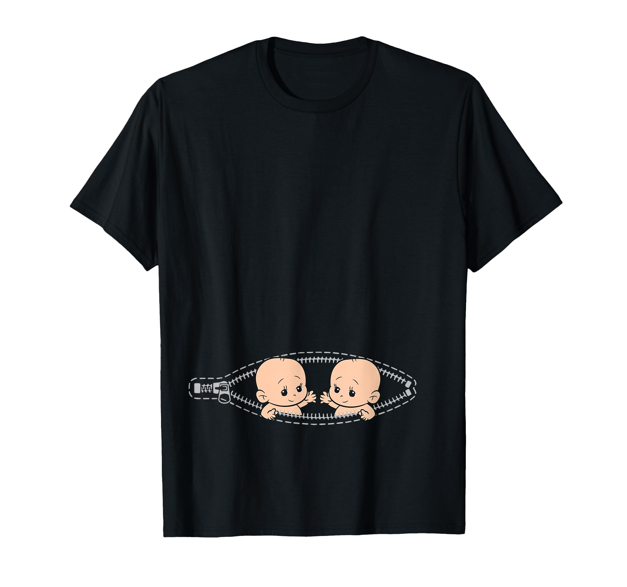 Funny Mom Twin Pregnancy T-Shirt - Aesthetic Graphic for Adults - T-Shirt, Sweatshirt, Hoodie