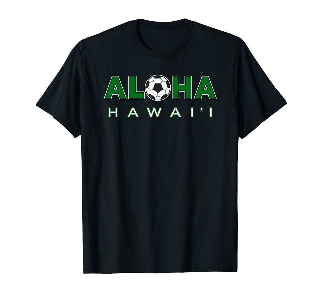 Aloha Hawaii Soccer Ball Aloha Soccer T-Shirt - Graphic Print for Adults - T-Shirt, Sweatshirt, Hoodie