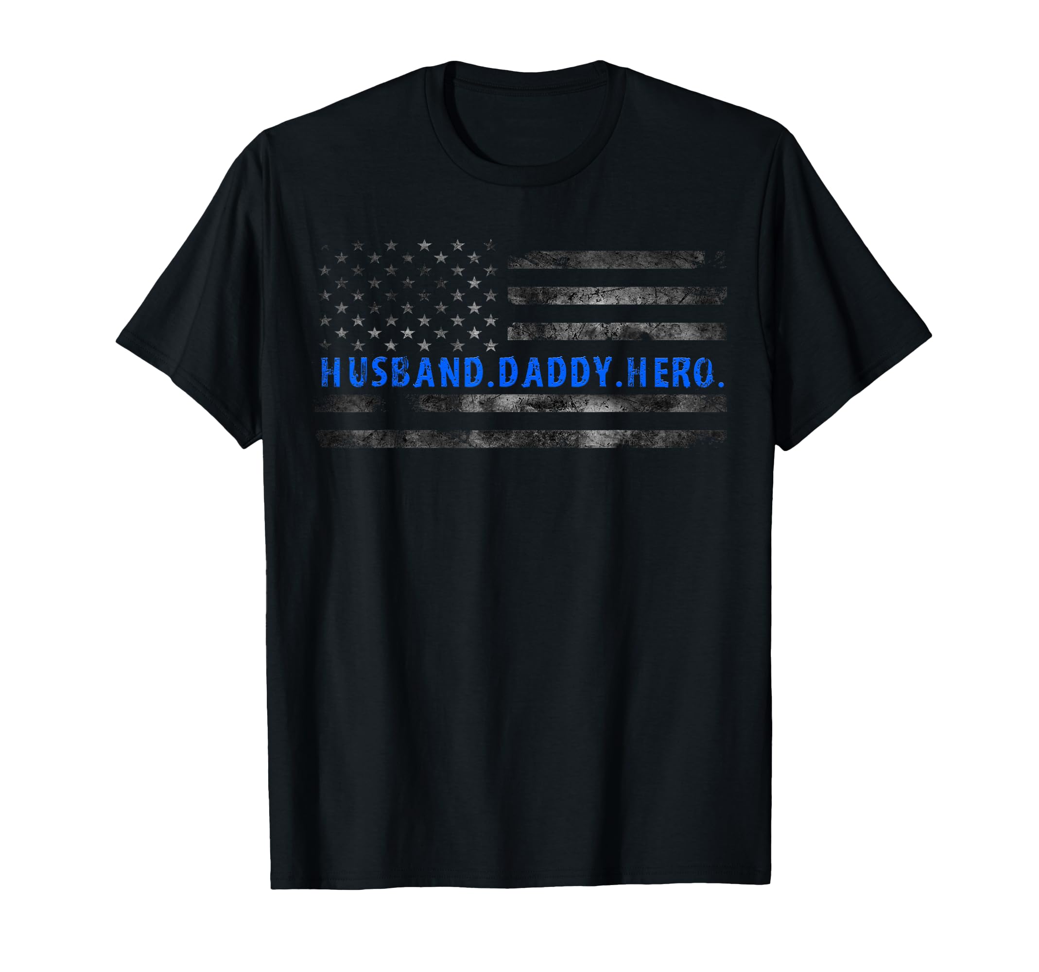 Thin Blue Line Usa Flag Police T-Shirt - Aesthetic Graphic for Adults - T-Shirt, Sweatshirt, Hoodie
