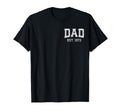 Dad Est 1973 Custom Dad Personalized T-Shirt - Minimalist Print Unisex - T-Shirt, Sweatshirt, Hoodie