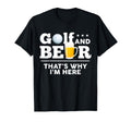 Golf And Beer Joke Dad Funny Fathers Day T-Shirt - Graphic Print Unisex - T-Shirt, Sweatshirt, Hoodie