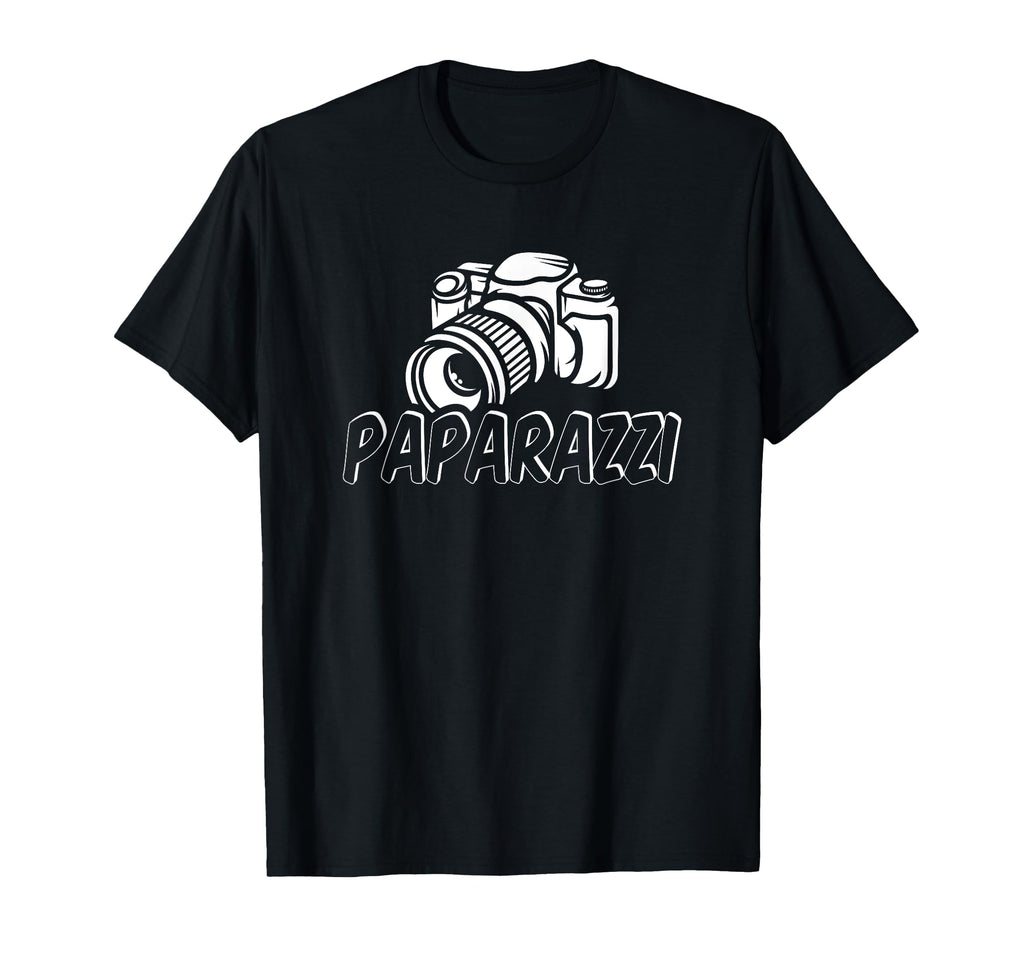 Paparazzi Funny Dad Photographer Camera T-Shirt - Graphic Print Unisex - T-Shirt, Sweatshirt, Hoodie