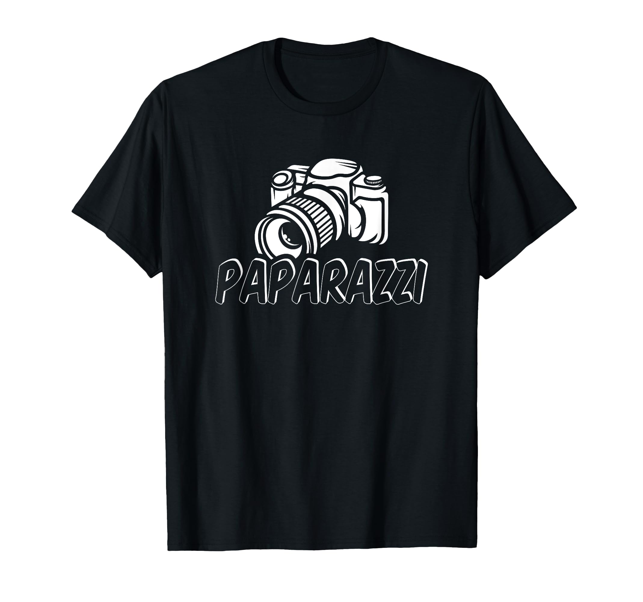 Paparazzi Funny Dad Photographer Camera T-Shirt - Graphic Print Unisex - T-Shirt, Sweatshirt, Hoodie
