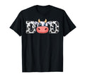 Dad Cow Cowboy Animal Pattern Farmer T-Shirt - Novelty Apparel Men Women - T-Shirt, Sweatshirt, Hoodie
