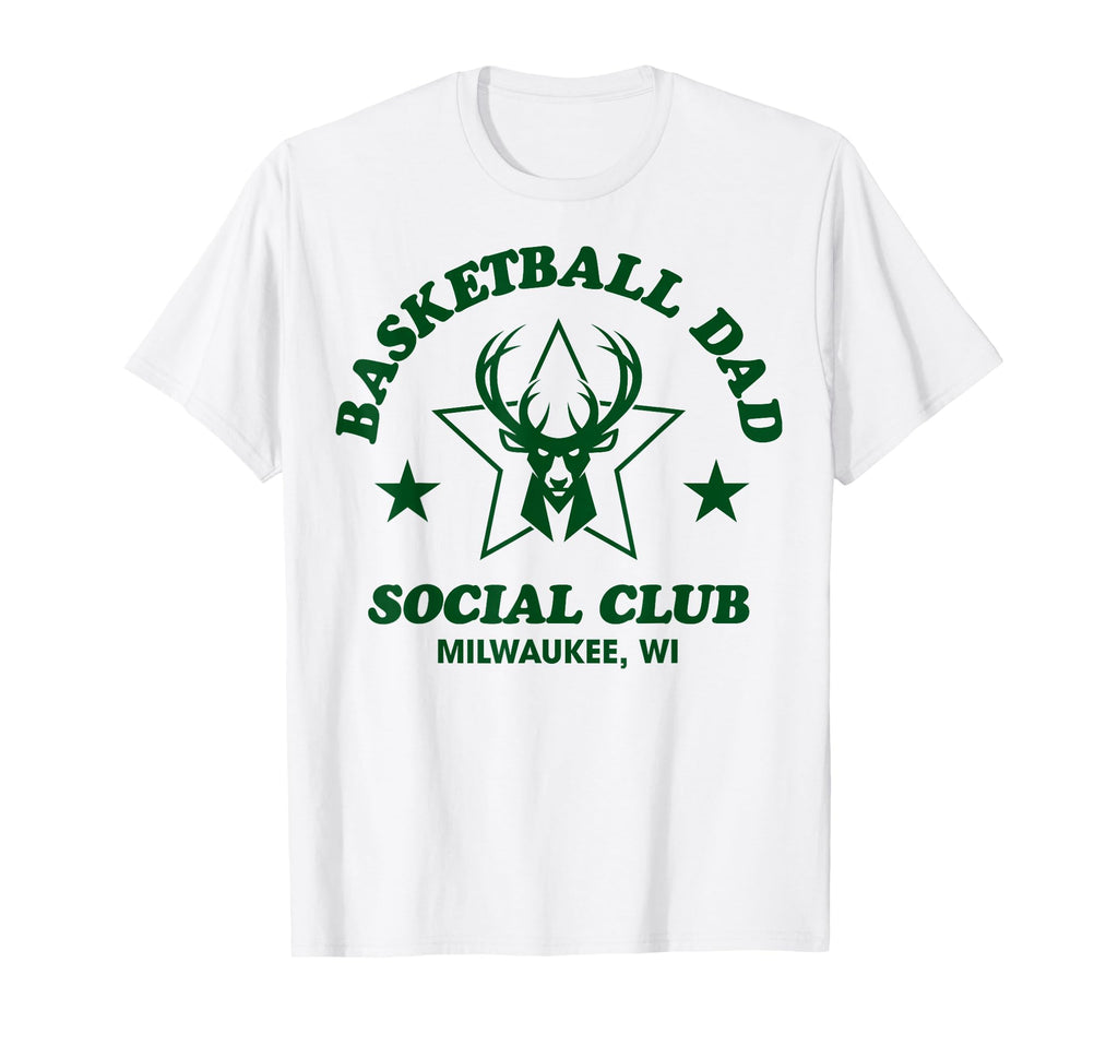 Nba Milwaukee Bucks Basketball Dad T-Shirt - Aesthetic Graphic Men Women - T-Shirt, Sweatshirt, Hoodie