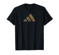 Adidas Leopard Three Stripes T-Shirt - Novelty Apparel Men Women - T-Shirt, Sweatshirt, Hoodie