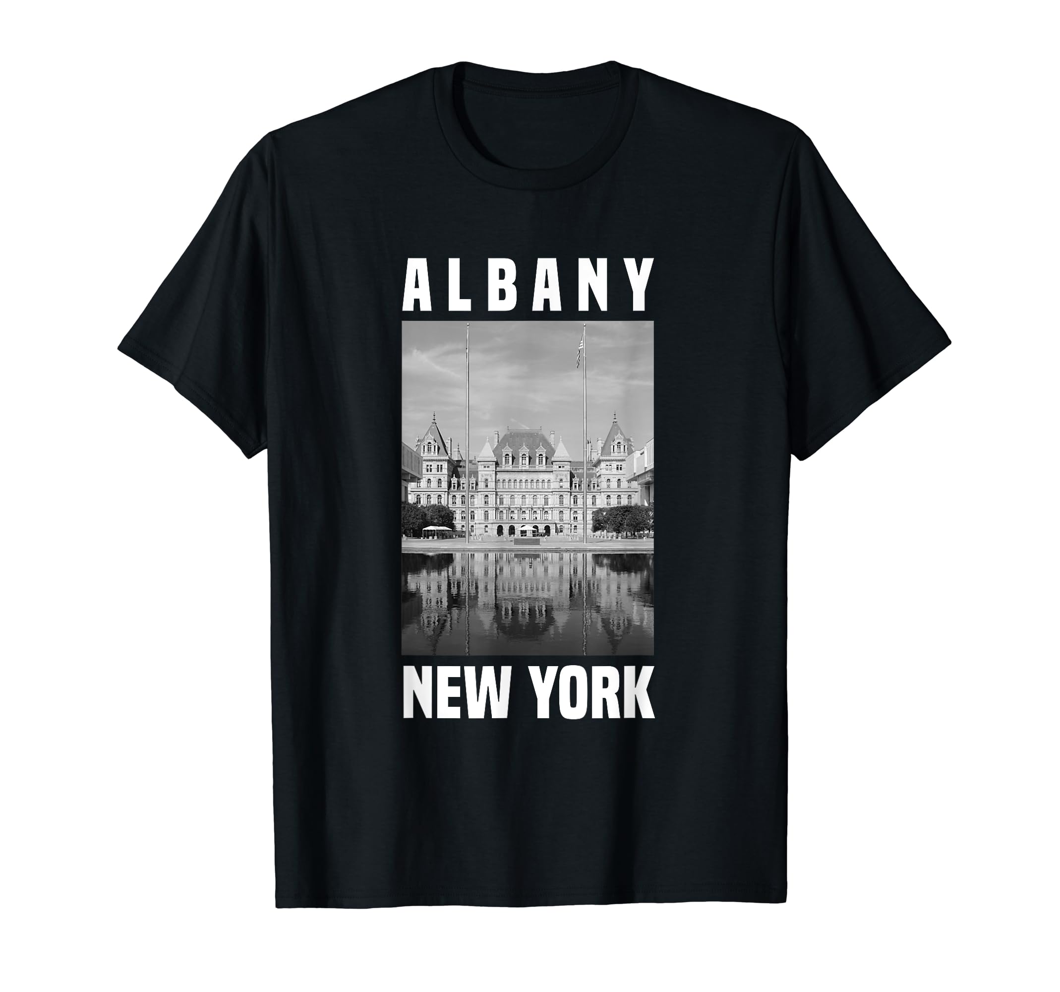 New York State Capitol Building Albany T-Shirt - Novelty Apparel Unisex - T-Shirt, Sweatshirt, Hoodie