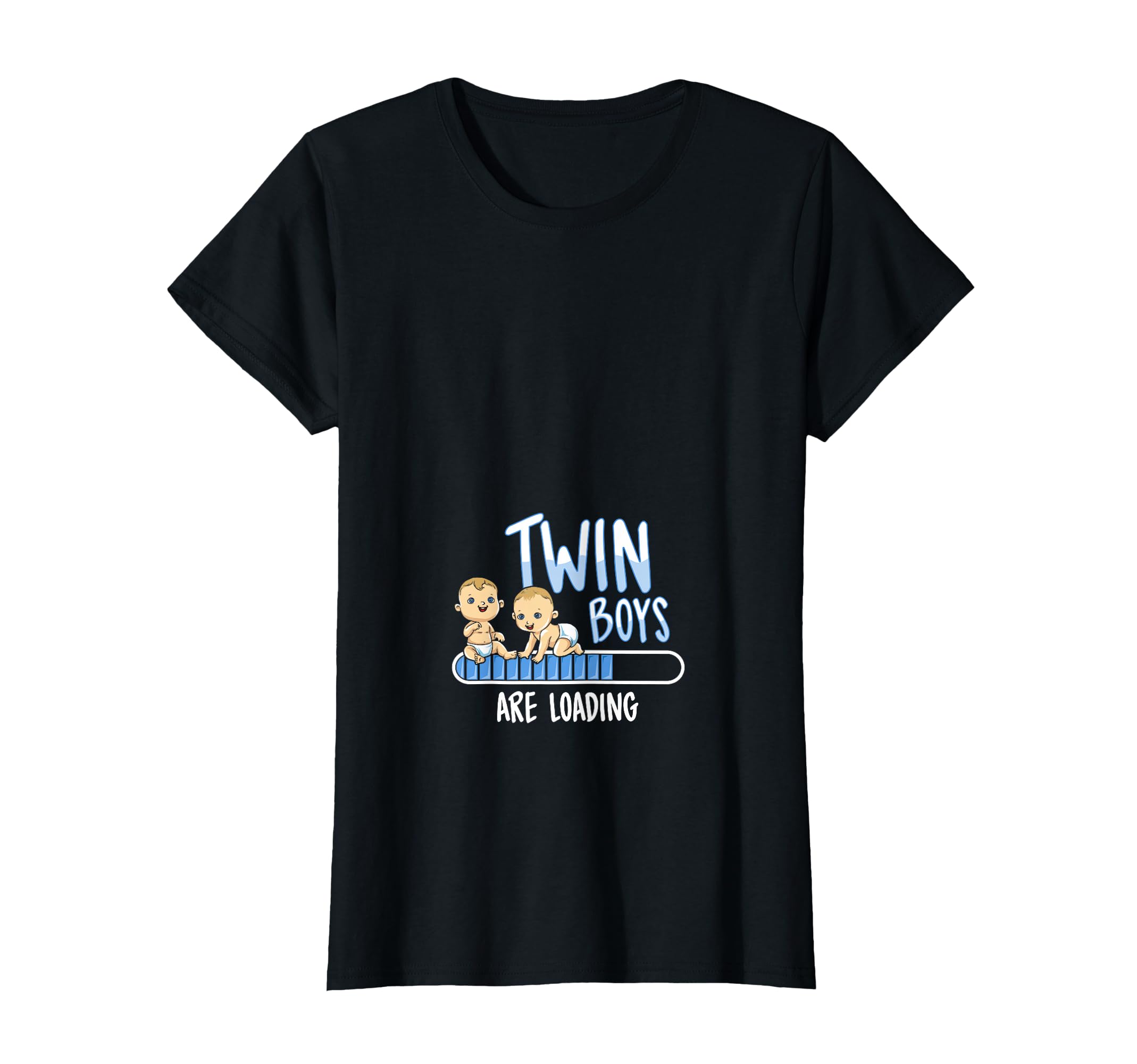 Twin Loading Pregnancy Announcement T-Shirt - Fun Novelty Design Unisex - T-Shirt, Sweatshirt, Hoodie