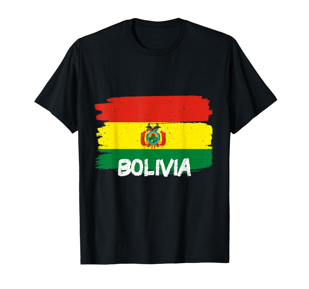 Bolivia Flag T-Shirt - Custom Art Print Men Women - T-Shirt, Sweatshirt, Hoodie
