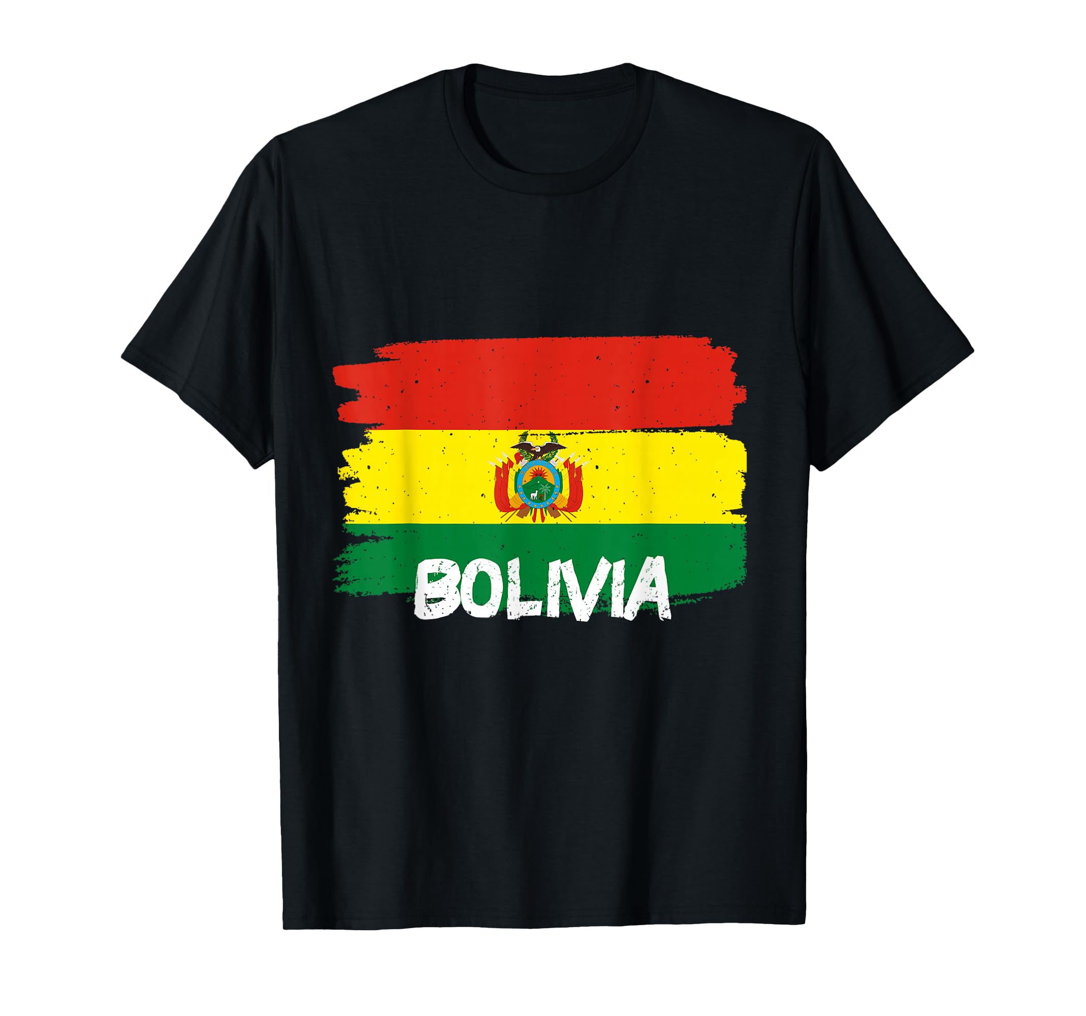 Bolivia Flag T-Shirt - Custom Art Print Men Women - T-Shirt, Sweatshirt, Hoodie