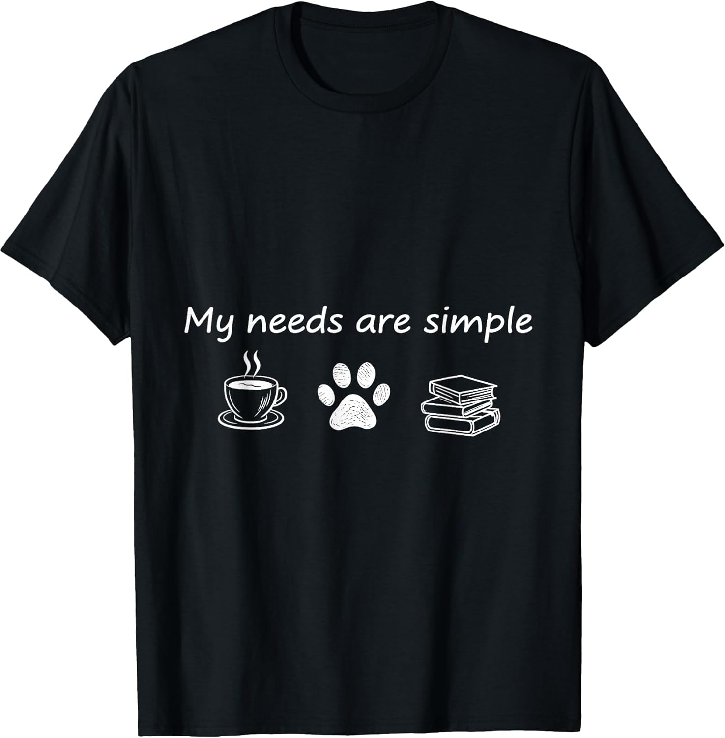Books and coffee gifts - Adult & Kids T-Shirts, Sweatshirts & Hoodies apparel design preview 1