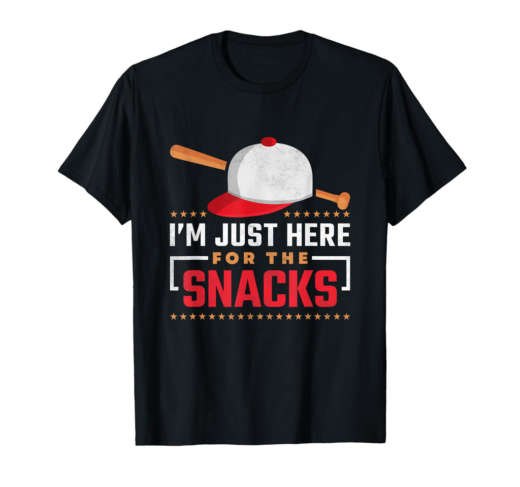 Im Just Here Snacks Baseball T-Shirt - Streetwear Style Men Women - T-Shirt, Sweatshirt, Hoodie