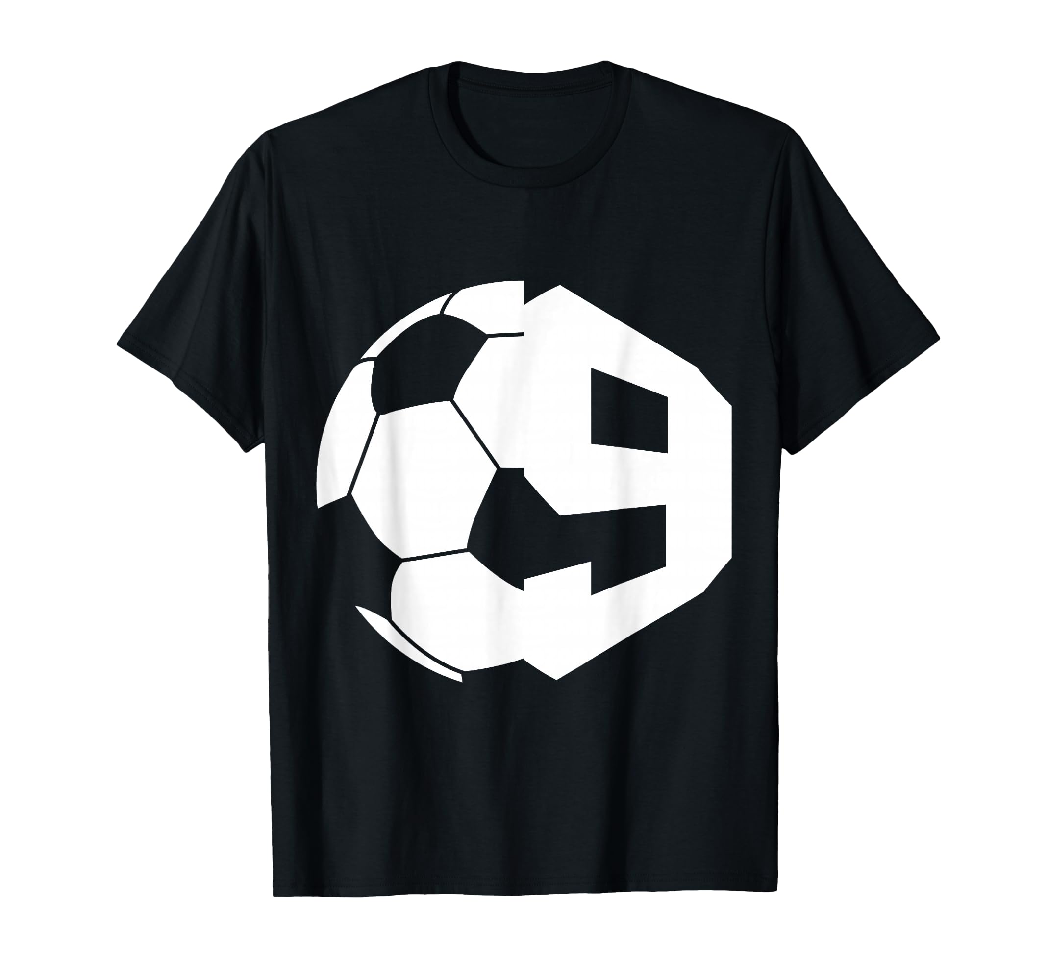Number 9 Years Soccer 9Th Birthday T-Shirt - Trendy Graphic Unisex - T-Shirt, Sweatshirt, Hoodie