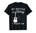 My Guitar Is Calling Guitar Player T-Shirt - Aesthetic Graphic Unisex - T-Shirt, Sweatshirt, Hoodie