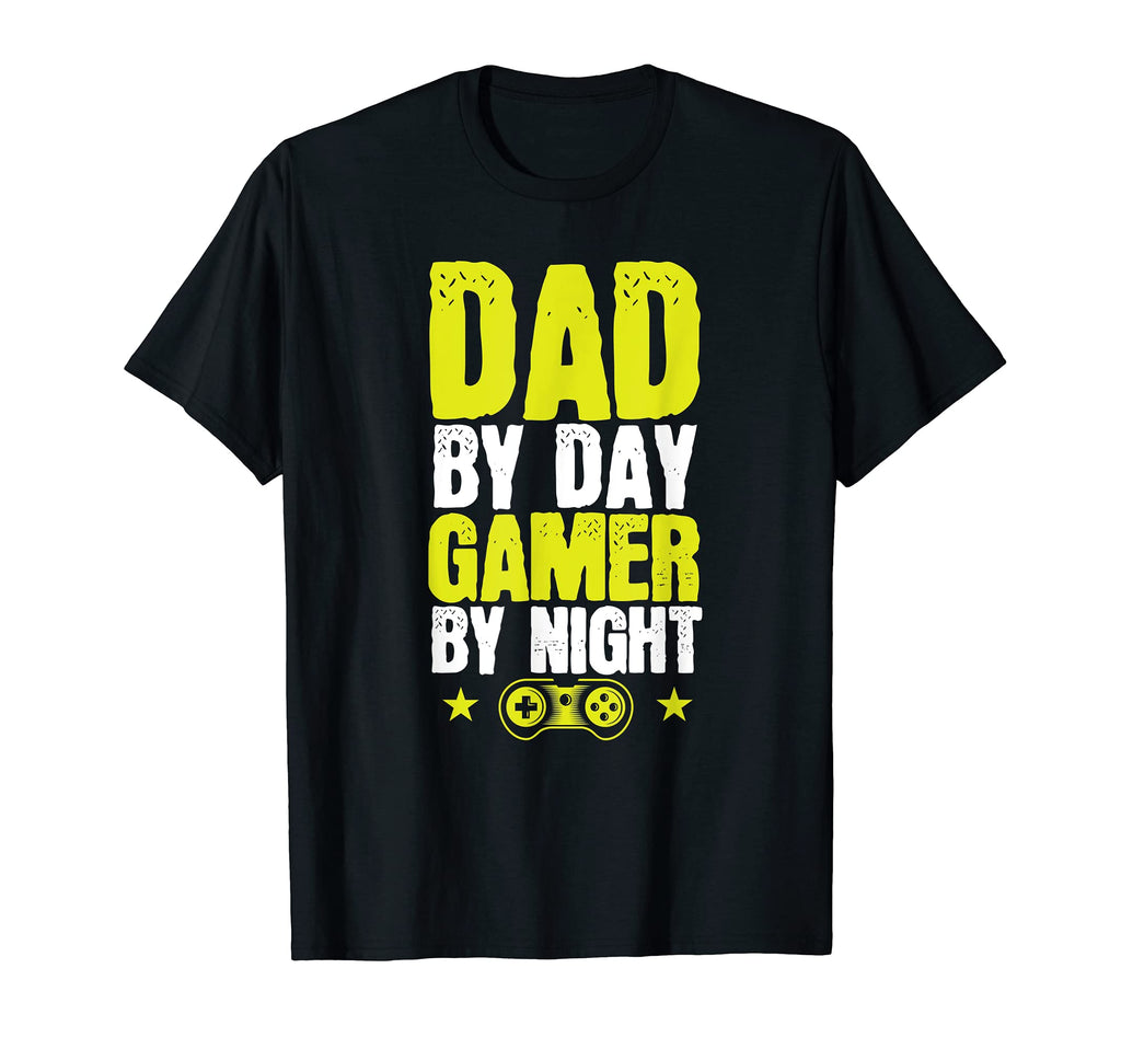 Mens Dad Day Gamer Night T-Shirt - Casual Everyday Wear Men Women - T-Shirt, Sweatshirt, Hoodie