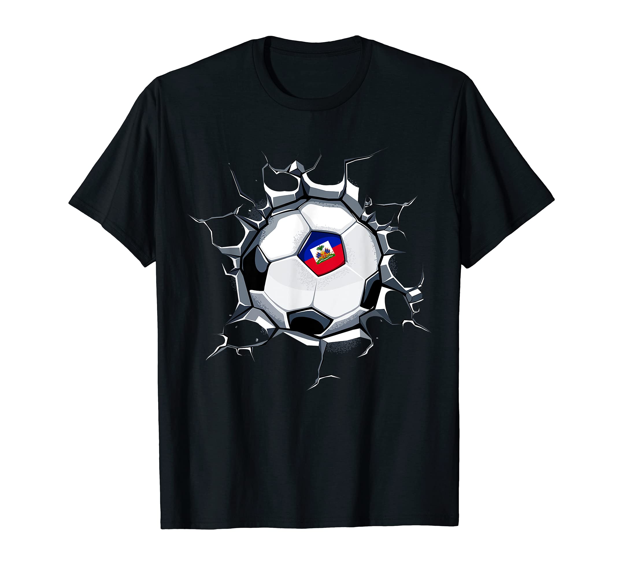 Haiti Soccer Fans Jersey Haitian T-Shirt - Unique Graphic for Adults - T-Shirt, Sweatshirt, Hoodie