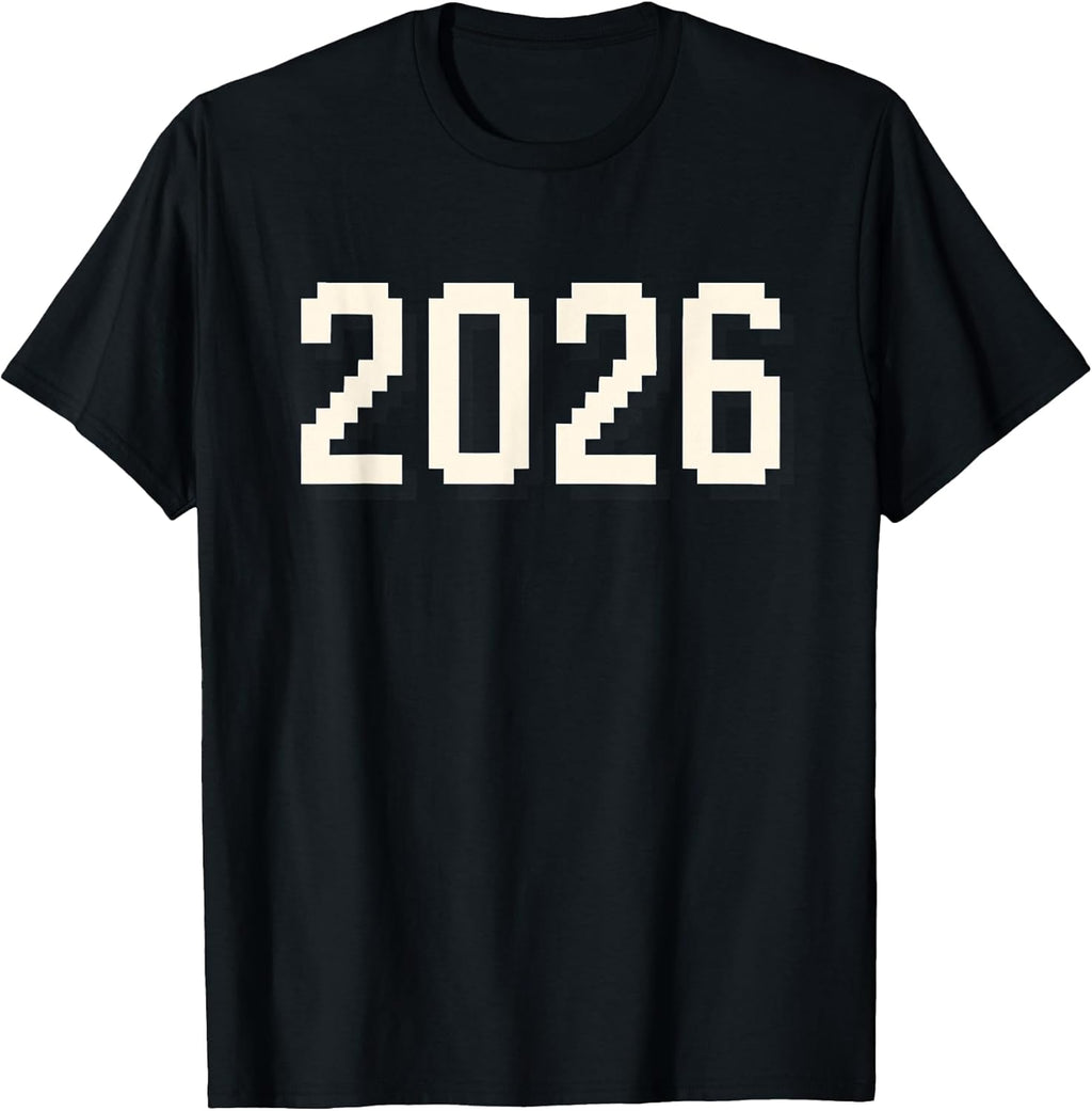 2026 Retro Pixel Art Nerdy Funny Design - Adult & Kids T-Shirts, Sweatshirts & Hoodies apparel design preview 1