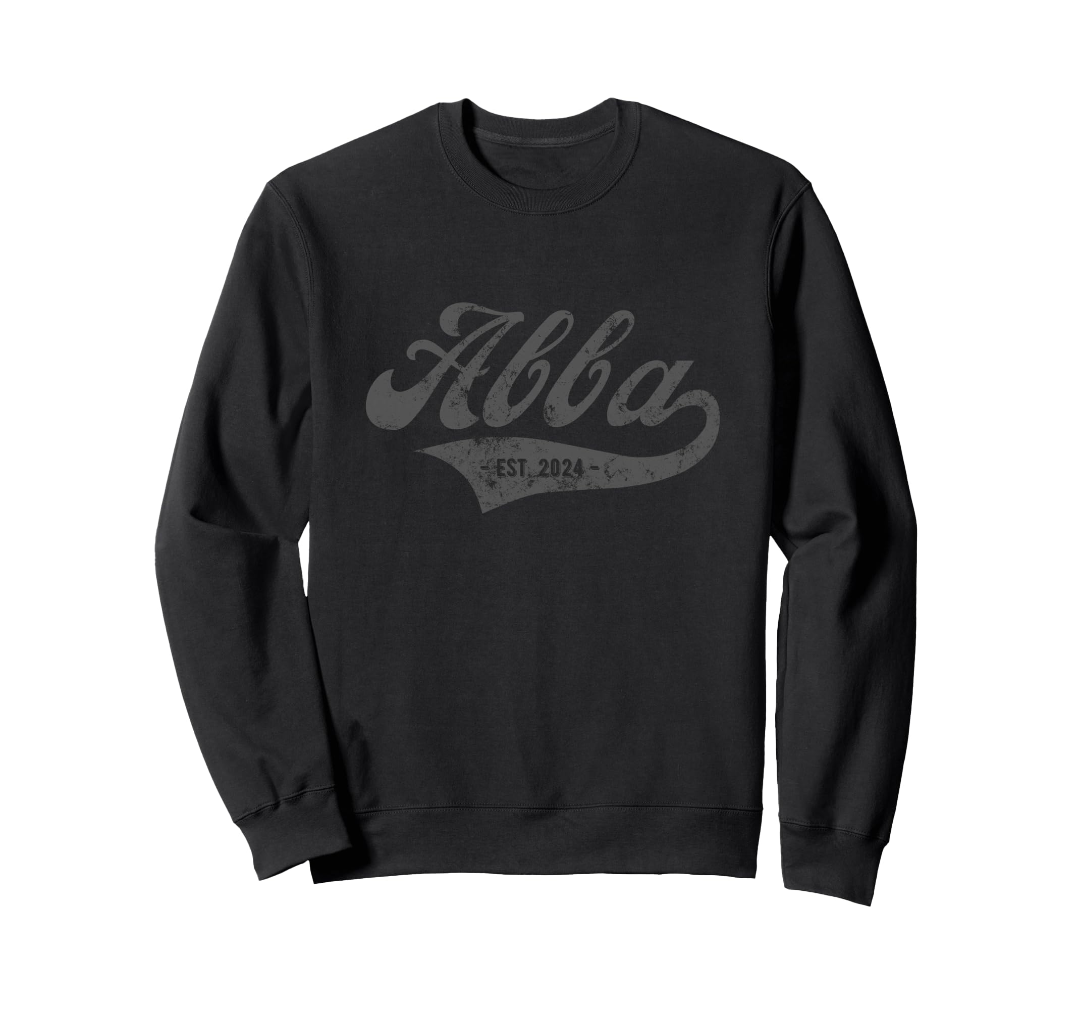Abba Est 2024 Hebrew New Dad Sweatshirt - Streetwear Style Men Women - T-Shirt, Sweatshirt, Hoodie