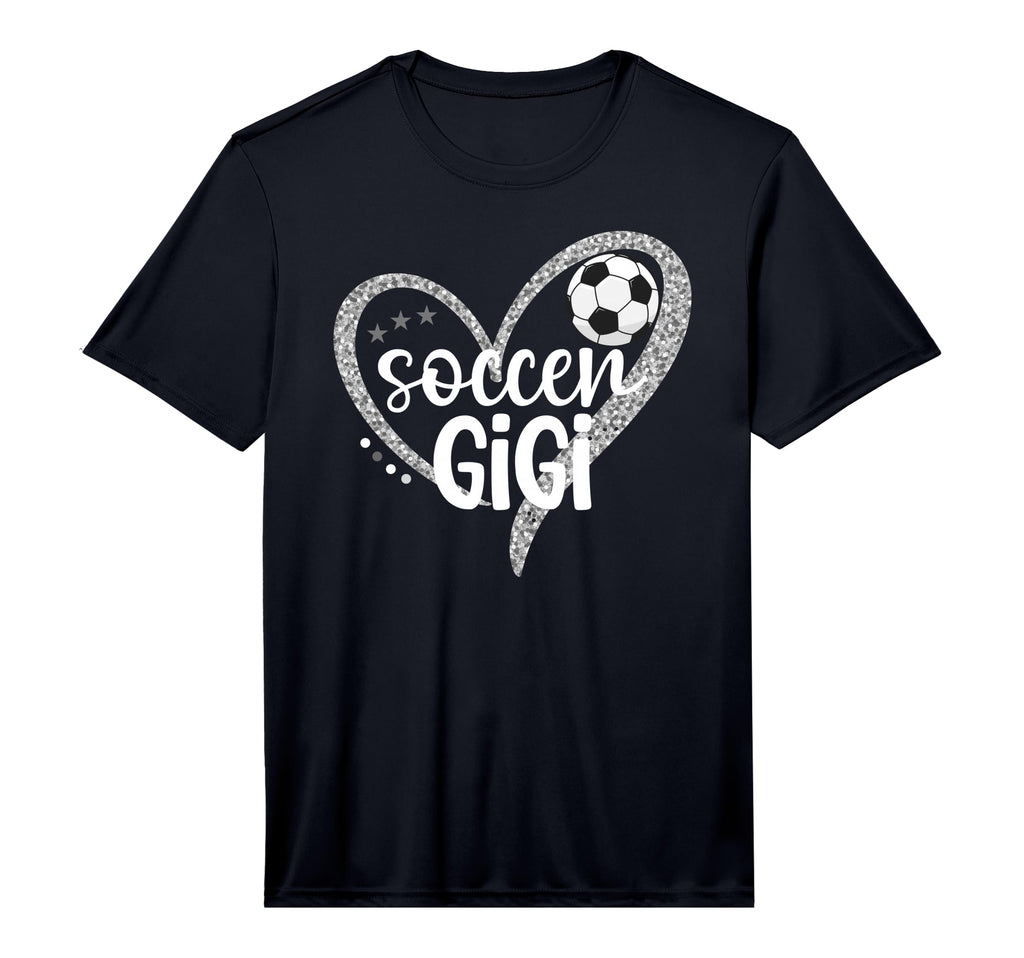 Mens Soccer Gigi Heart Grandma Gigi T-Shirt - Fun Novelty Design Unisex - T-Shirt, Sweatshirt, Hoodie