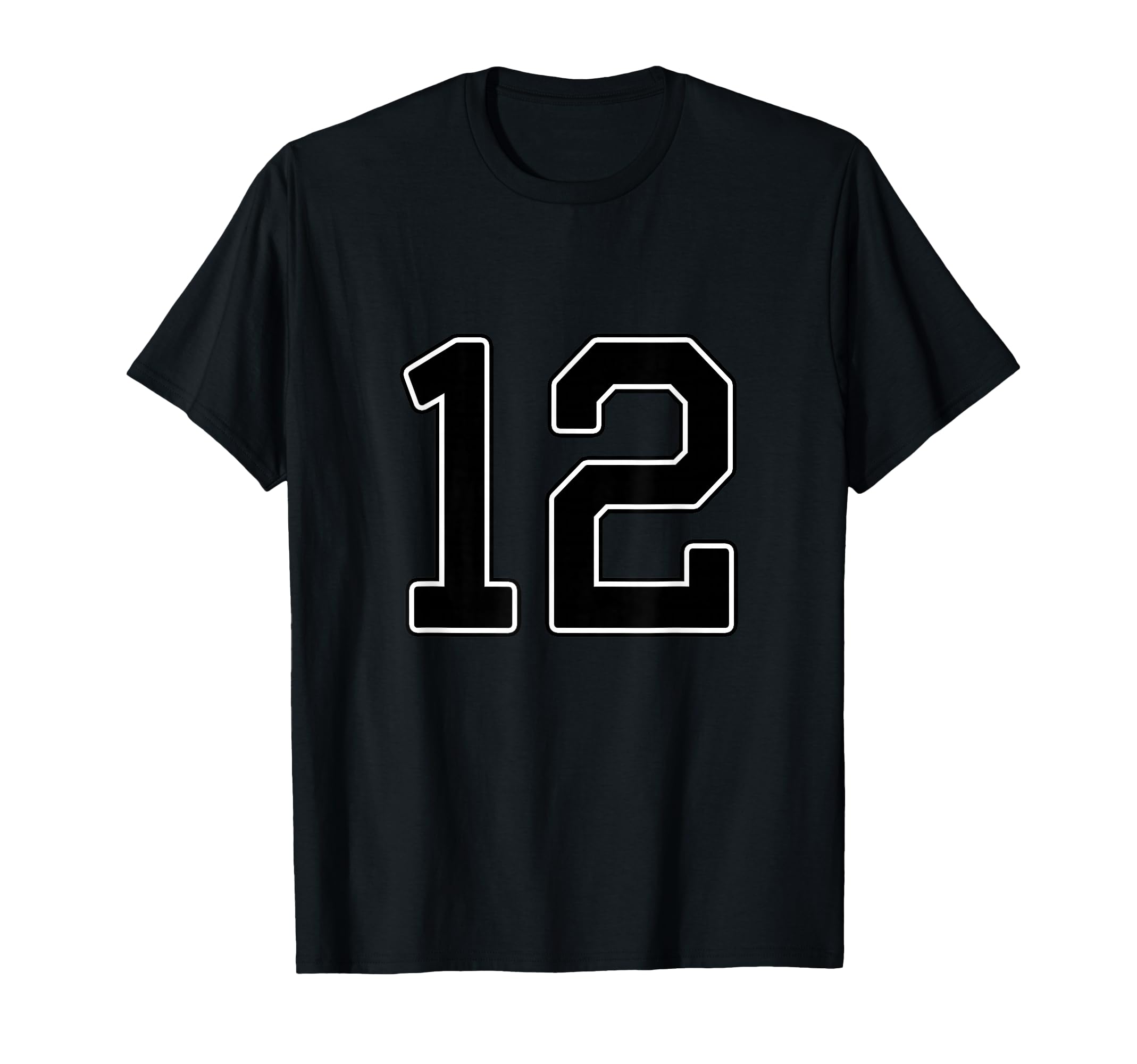 12 Number Uniform Numbering Number T-Shirt - Aesthetic Graphic Unisex - T-Shirt, Sweatshirt, Hoodie