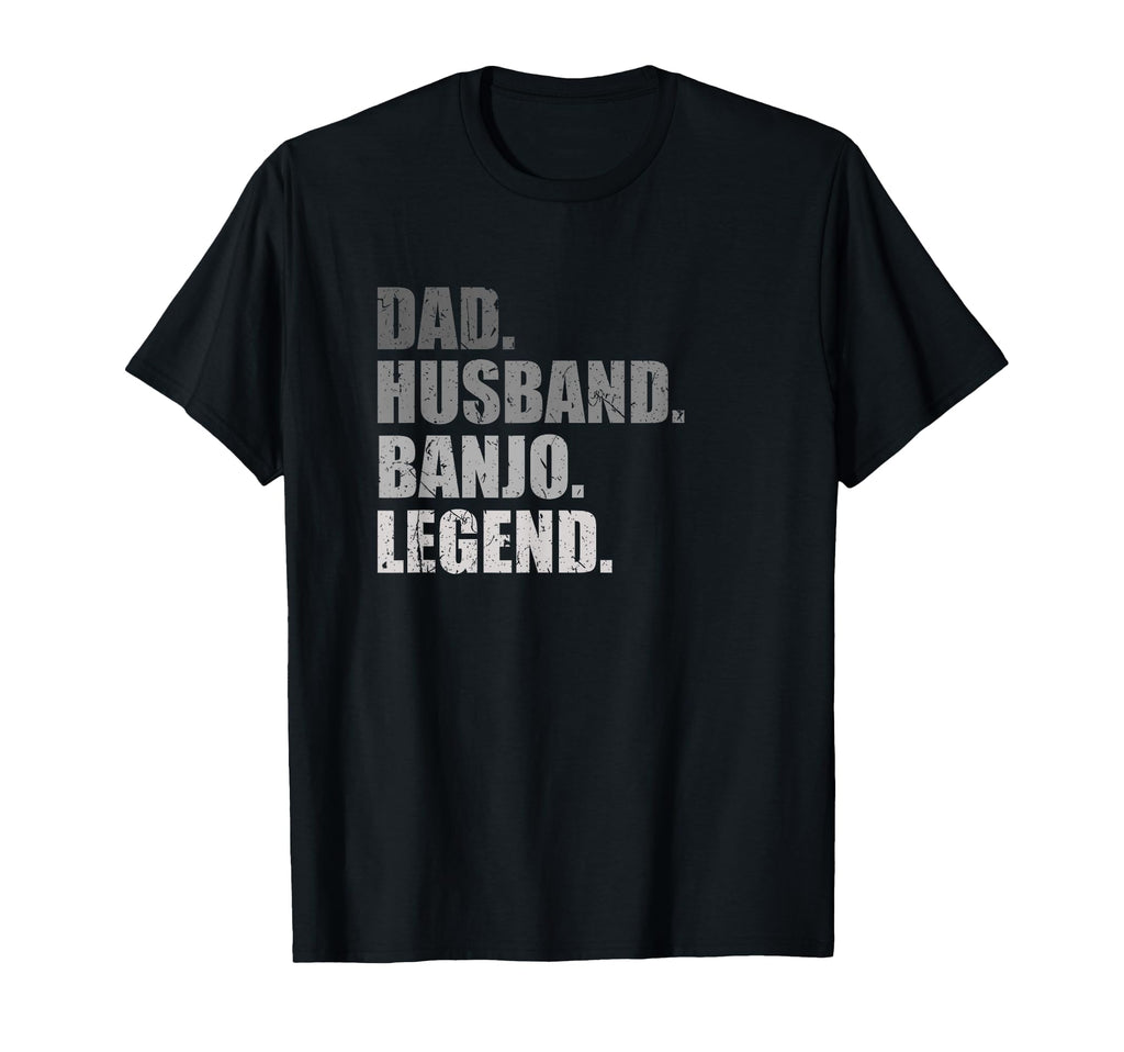 Dad Husband Banjo Legend Bluegrass T-Shirt - Custom Art Print Unisex - T-Shirt, Sweatshirt, Hoodie