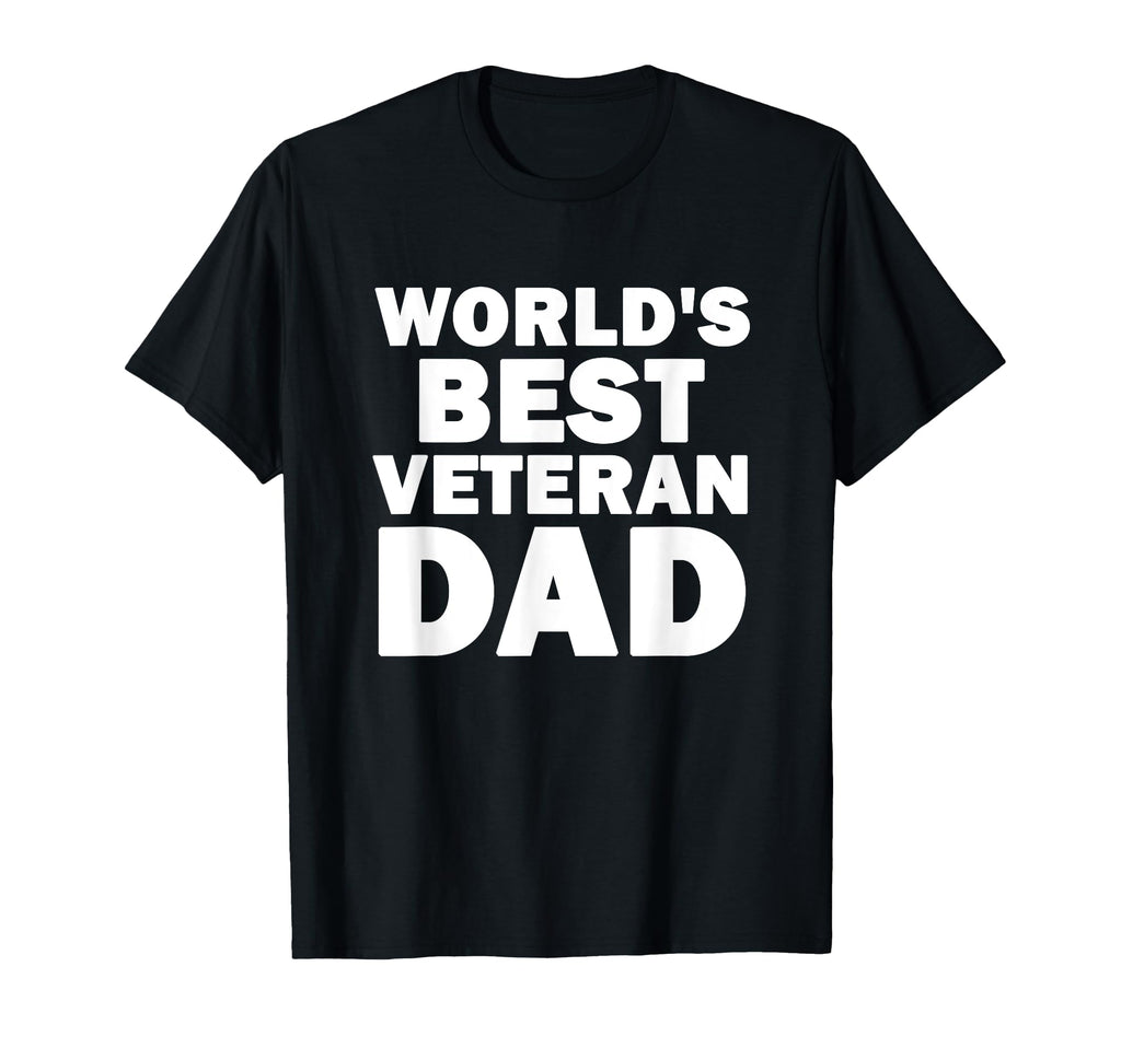 Patriotic American Worlds Best Veteran T-Shirt - Fun Novelty Design Unisex - T-Shirt, Sweatshirt, Hoodie