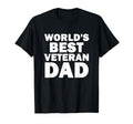 Patriotic American Worlds Best Veteran T-Shirt - Fun Novelty Design Unisex - T-Shirt, Sweatshirt, Hoodie