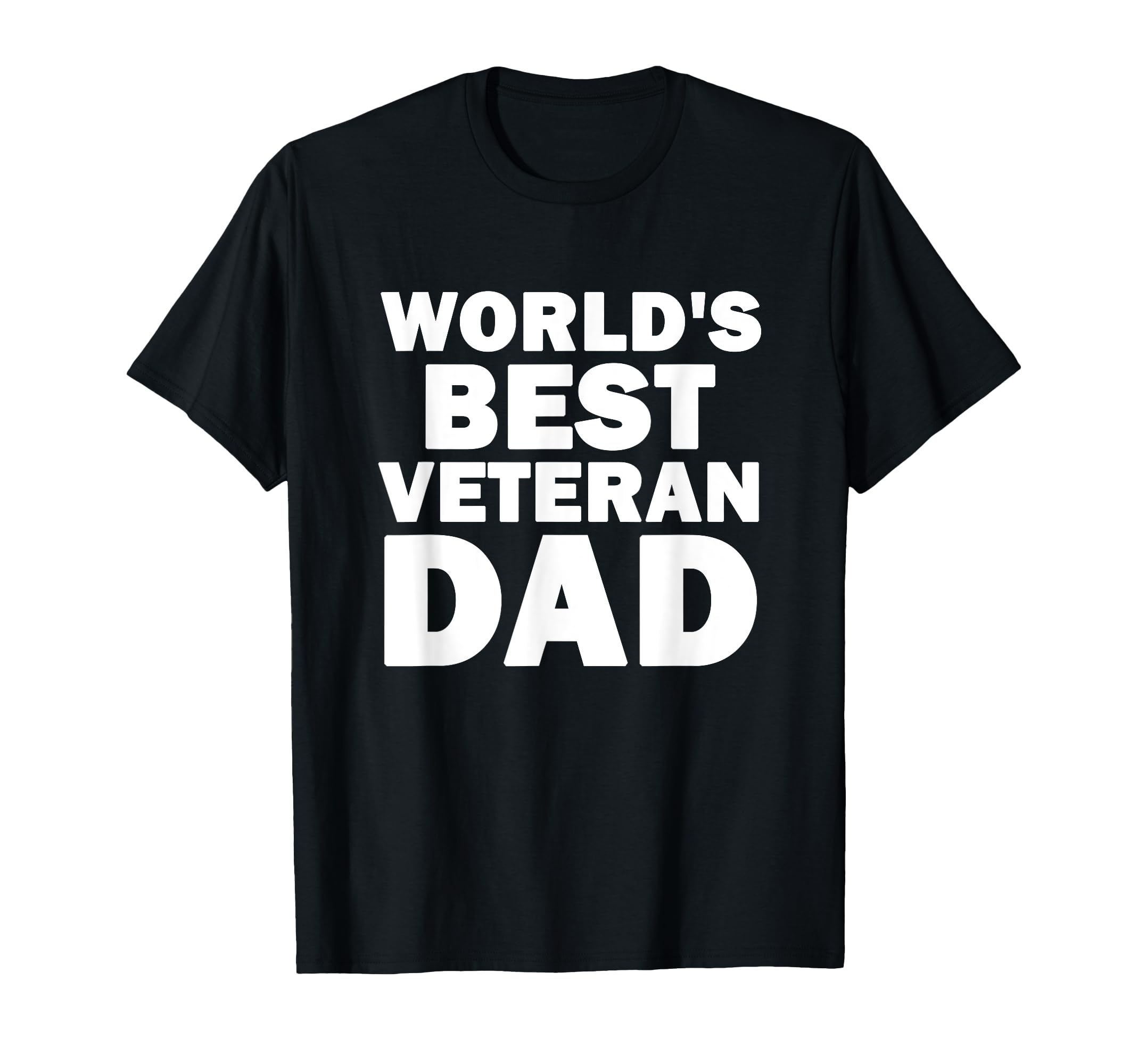 Patriotic American Worlds Best Veteran T-Shirt - Fun Novelty Design Unisex - T-Shirt, Sweatshirt, Hoodie