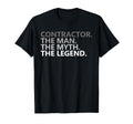 Myth Legend Contractor Dad Funny General T-Shirt - Streetwear Style Unisex - T-Shirt, Sweatshirt, Hoodie