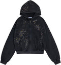 Star Rhinestone Zip Up Womens Mens Casual Hooded - Adult & Kids T-Shirts, Sweatshirts & Hoodies apparel design preview 1