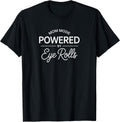 Mom Mode Powered by Eye Rolls Minimalist Sarcastic - Adult & Kids T-Shirts, Sweatshirts & Hoodies apparel design preview 1