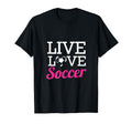 Soccer Love Soccer Short Sleeve Soccer T-Shirt - Minimalist Print Unisex - T-Shirt, Sweatshirt, Hoodie
