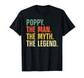 Best Poppy Grandpa Grandfather T-Shirt - Aesthetic Graphic Men Women - T-Shirt, Sweatshirt, Hoodie