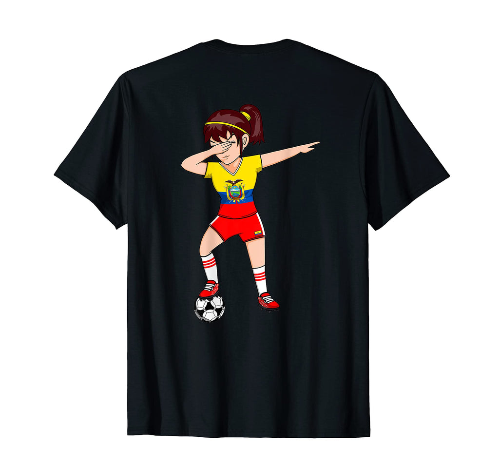 Dabbing Soccer Ecuador Jersey Ecuadorian T-Shirt - Trendy Graphic Unisex - T-Shirt, Sweatshirt, Hoodie